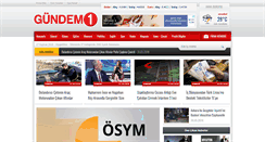 Desktop Screenshot of gundem1.com