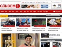 Tablet Screenshot of gundem1.com